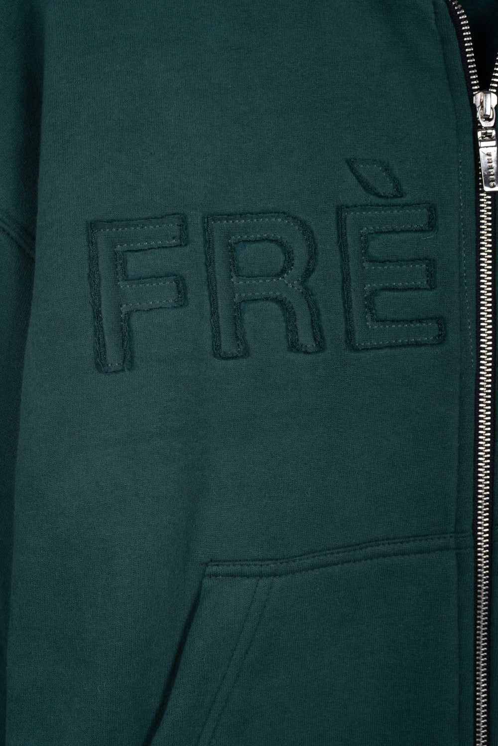 Campera Zip Insignia - Verde