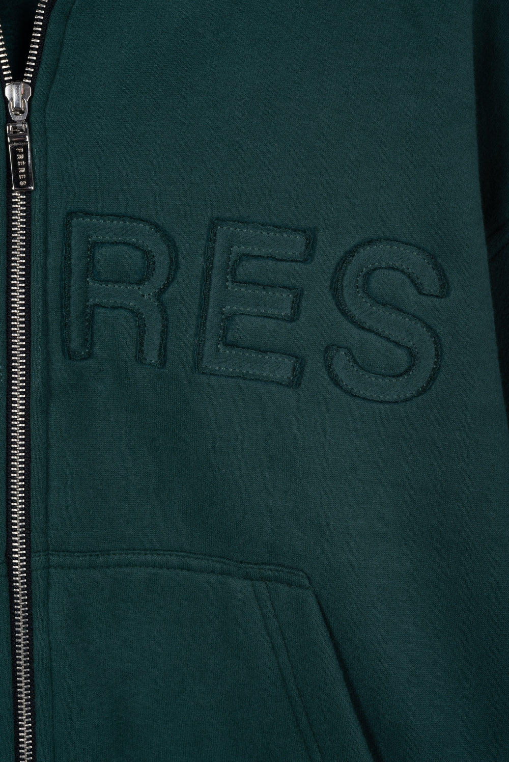 Campera Zip Insignia - Verde
