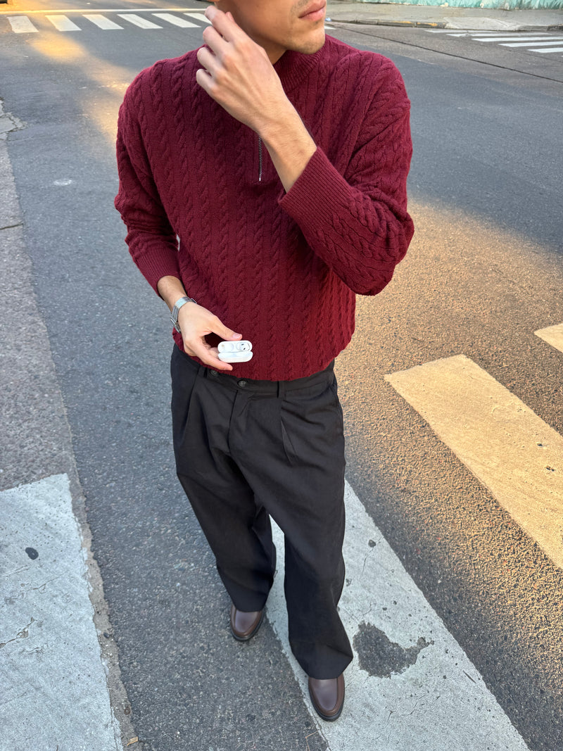 Sweater Sierra - Bordo