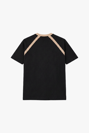 Remera Raglan Cauce - Negro
