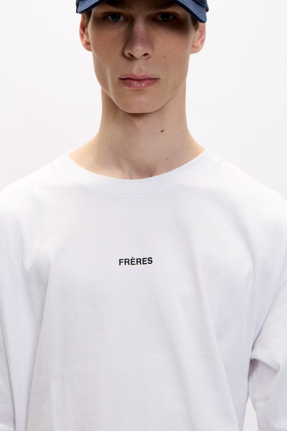 Remera Oversize Logo - Blanco