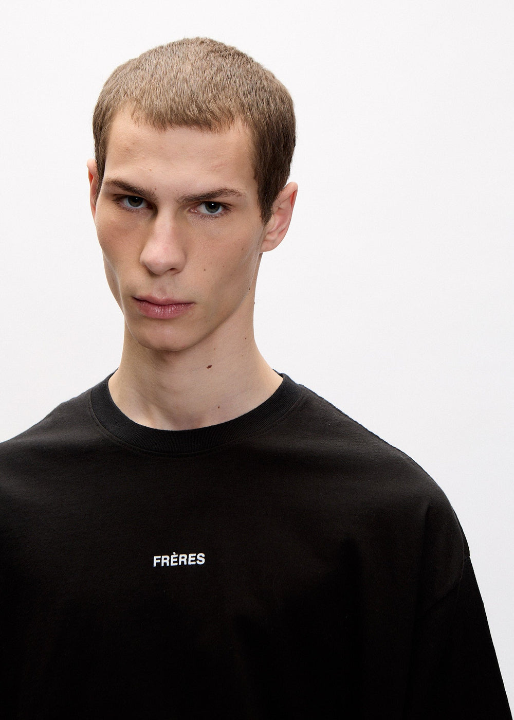 Remera Oversize Logo - Negro