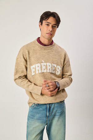Sweater Universitario - Vison