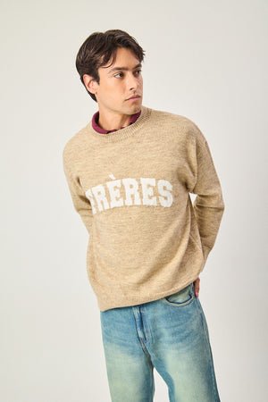Sweater Universitario - Vison