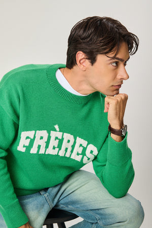 Sweater Universitario - Verde