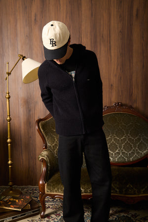 Sweater con Cierre - Negro