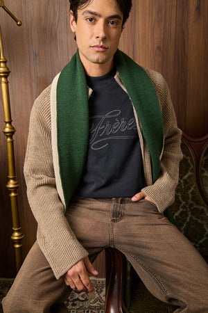 Sweater con Cierre - Beige