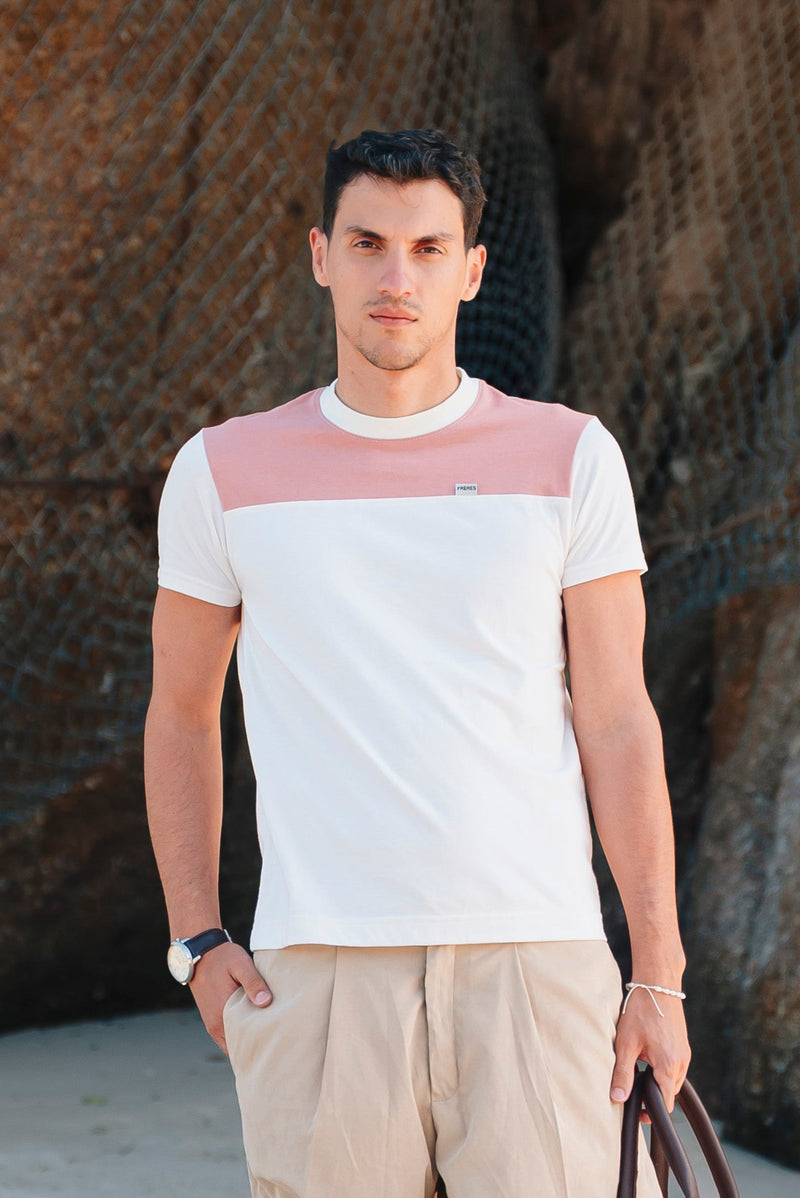 Remera Regular Horizonte - Salmón