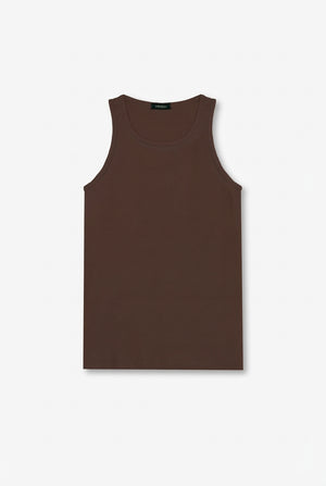 Musculosa Esencial - Marrón