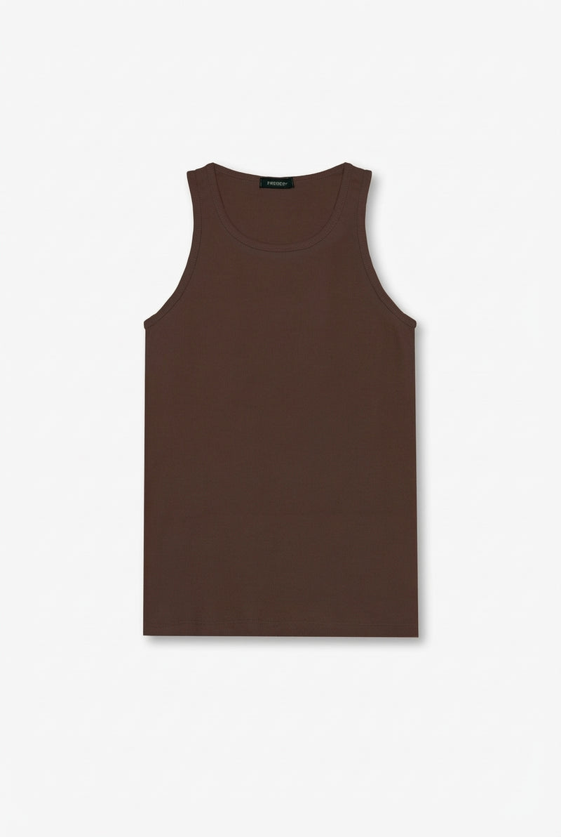 Musculosa Esencial - Marrón