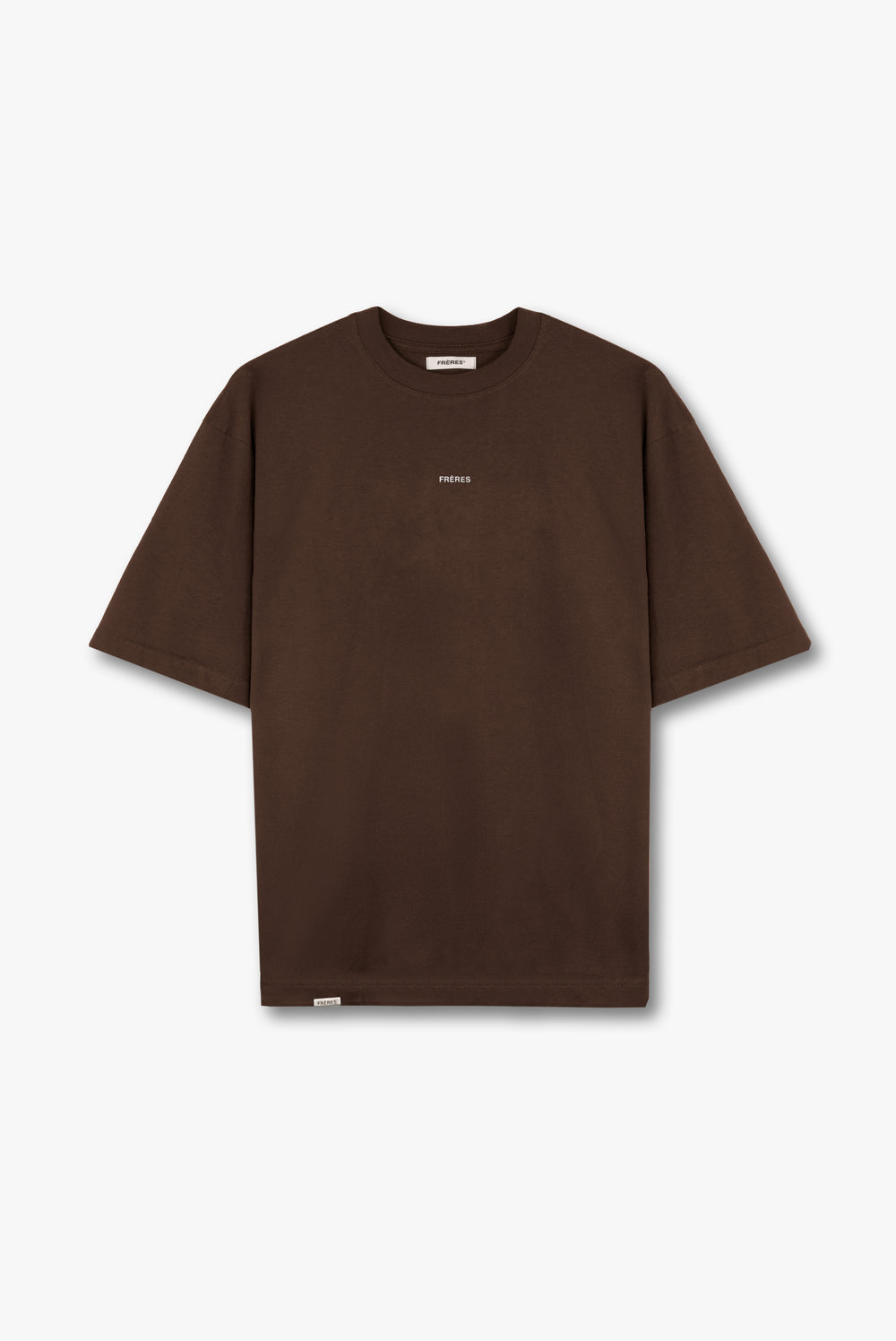 Remera Oversize Logo - Marrón