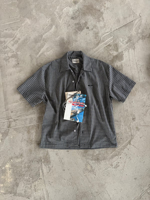 Camisa Manga Corta - Cuadriculada Azul