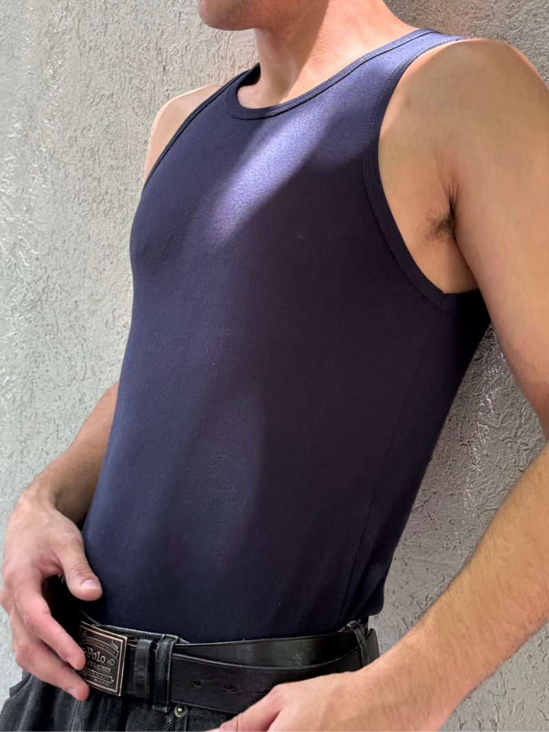 Musculosa Esencial - Azul