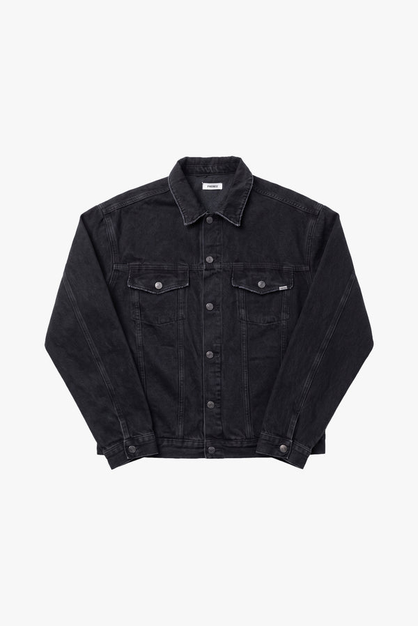 Campera de Jean Erosión - Negra