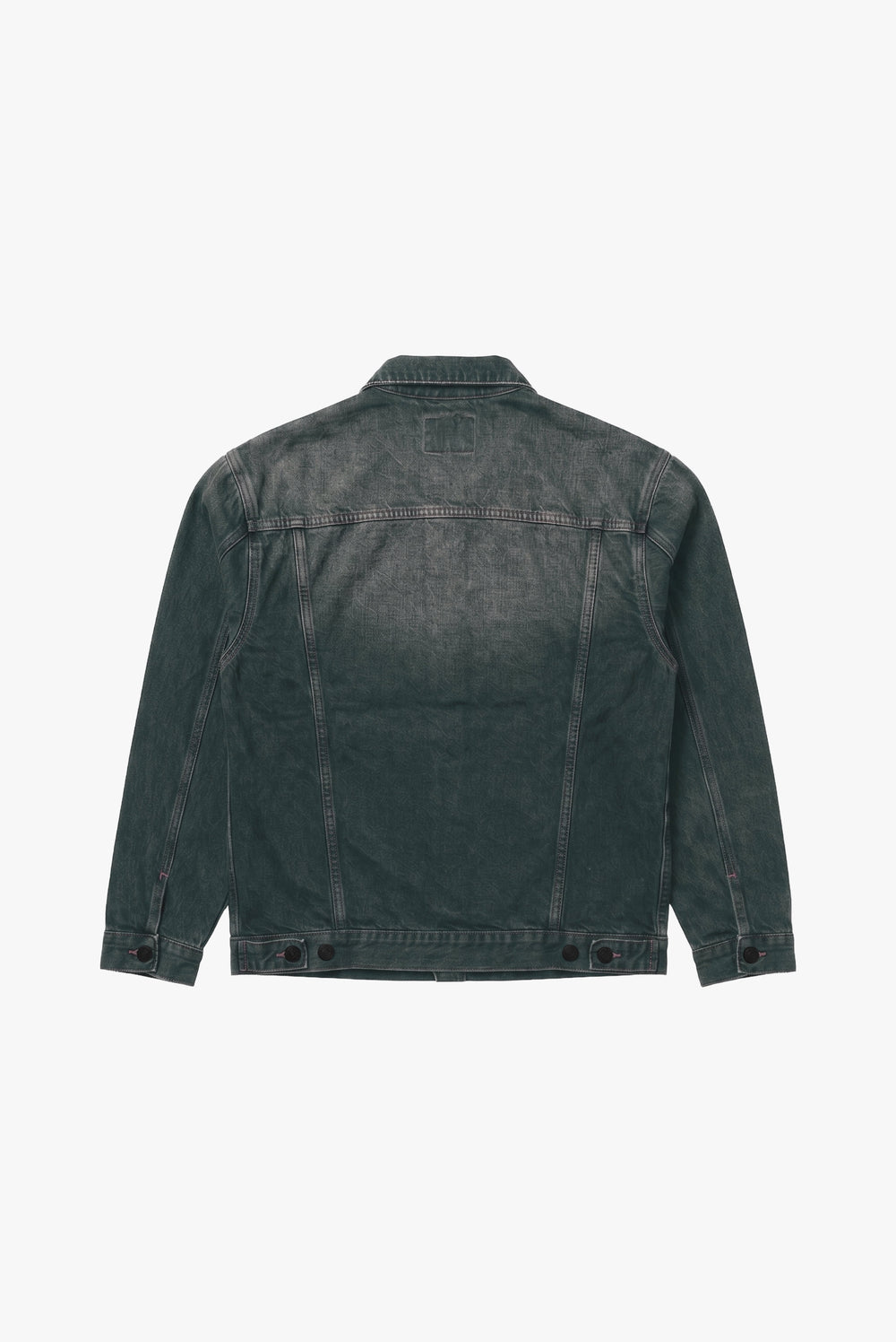 Campera de Jean Erosión Verde