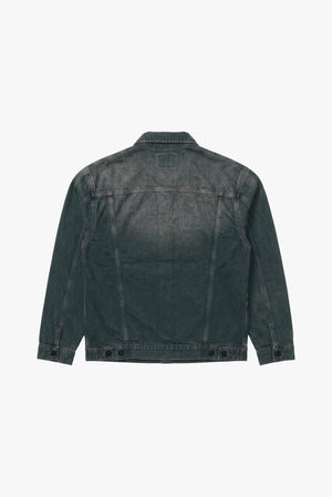 Campera de Jean Erosión Verde