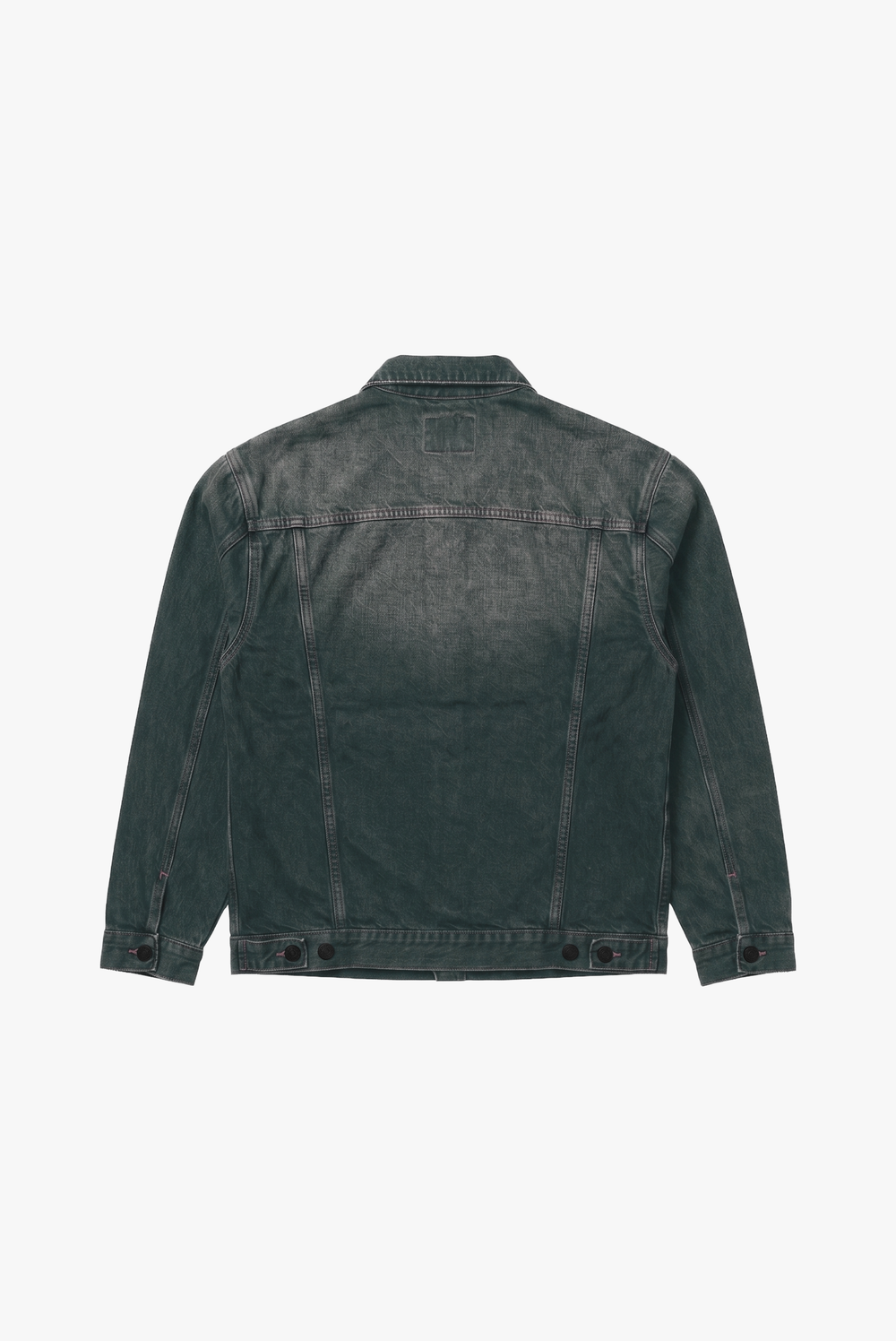 Campera de Jean Erosión Verde