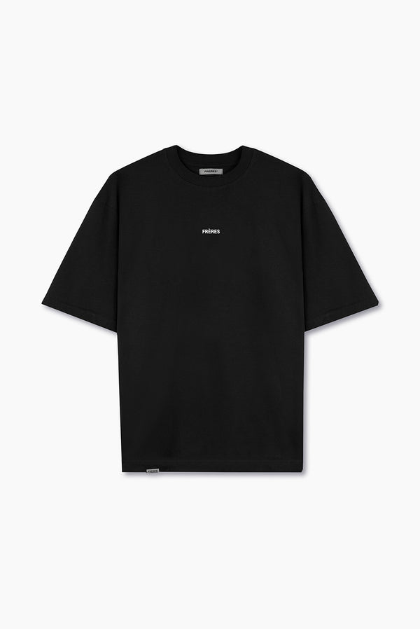 Remera Oversize Logo - Negro