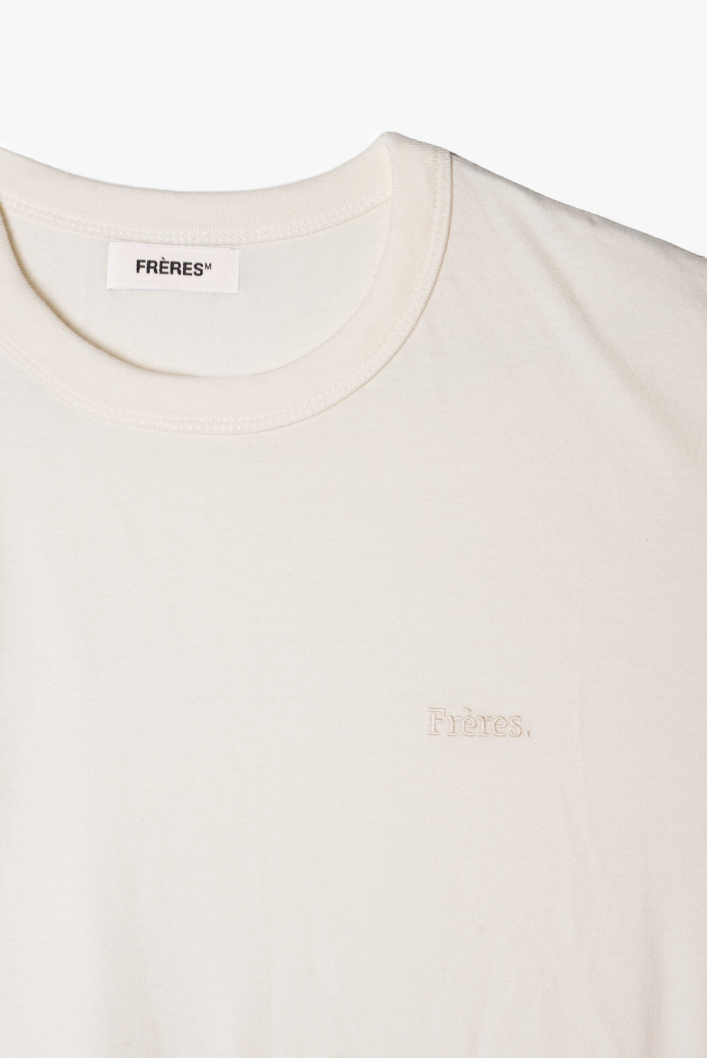 Remera Regular Fréres - Crema