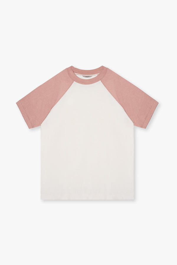 Remera Regular Raglan - Salmón