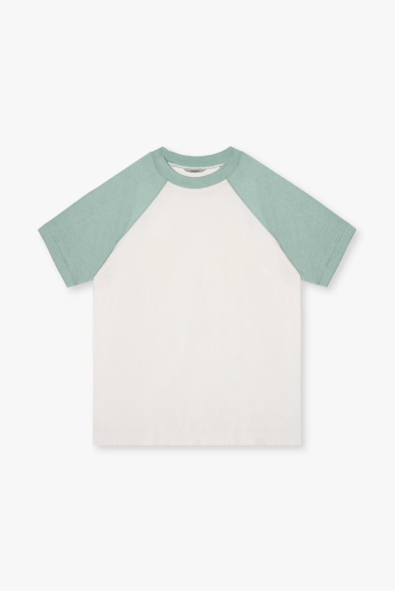 Remera Regular Raglan - Menta