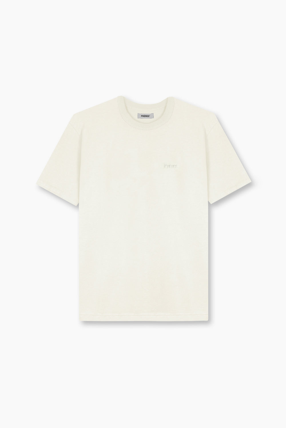 Remera Regular Fréres - Crema