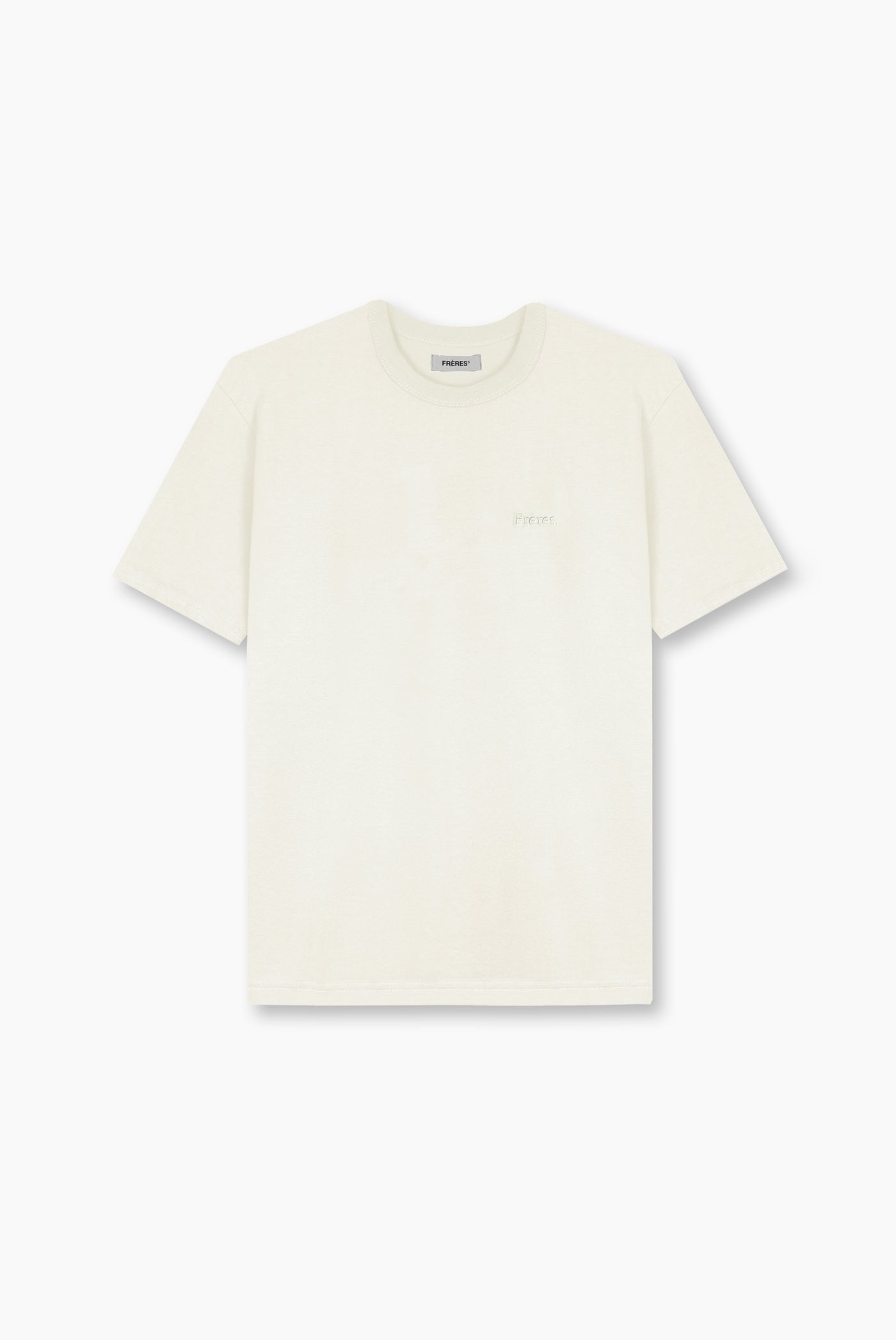 Remera Regular Fréres - Crema