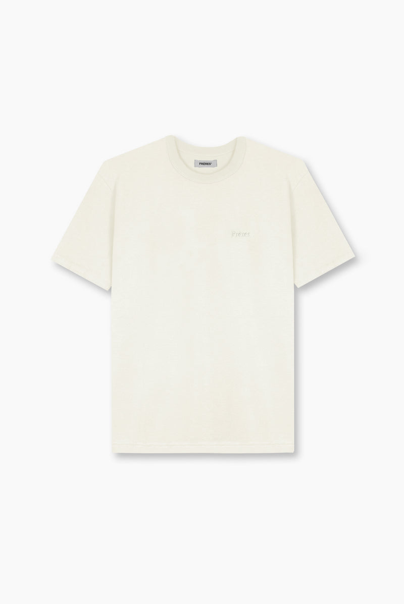 Remera Regular Fréres - Crema