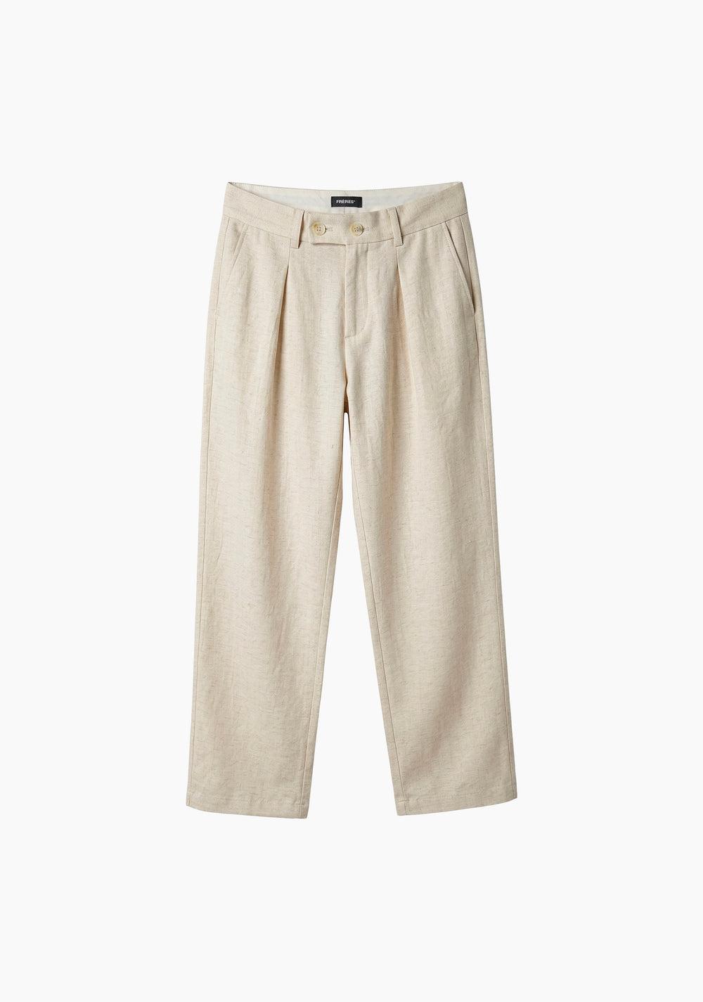 Pantalón Sastrero de Lino - Crema