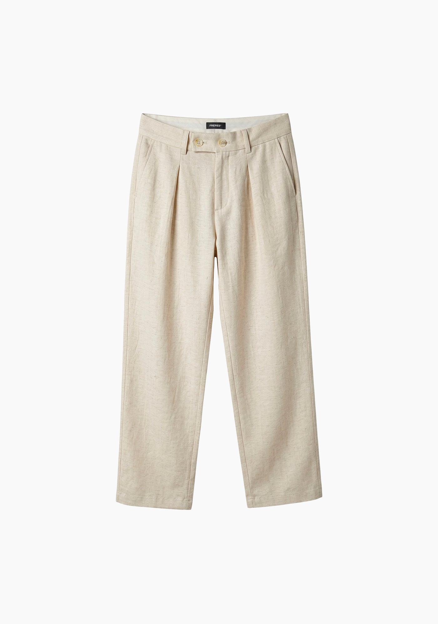 Pantalón Sastrero de Lino - Crema