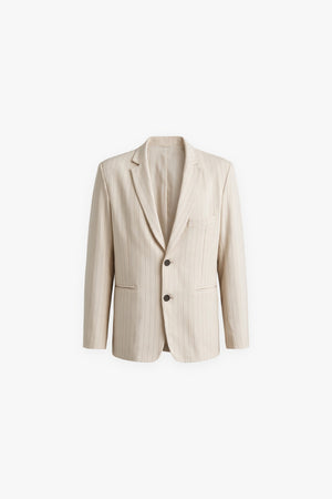 Blazer - Rayado Crema