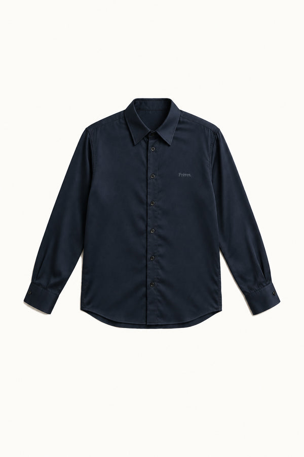 Camisa Manga Larga - Azul Marino