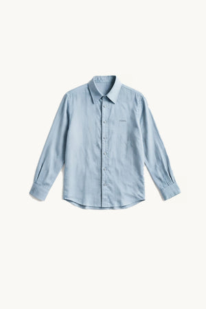 Camisa Manga Larga - Celeste