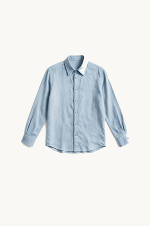 Camisa Manga Larga - Celeste