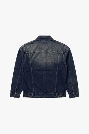 Campera de Jean Erosión Azul
