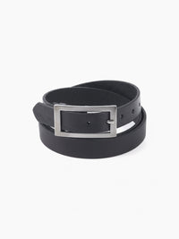 Cinturón de Cuero Fino - Negro
