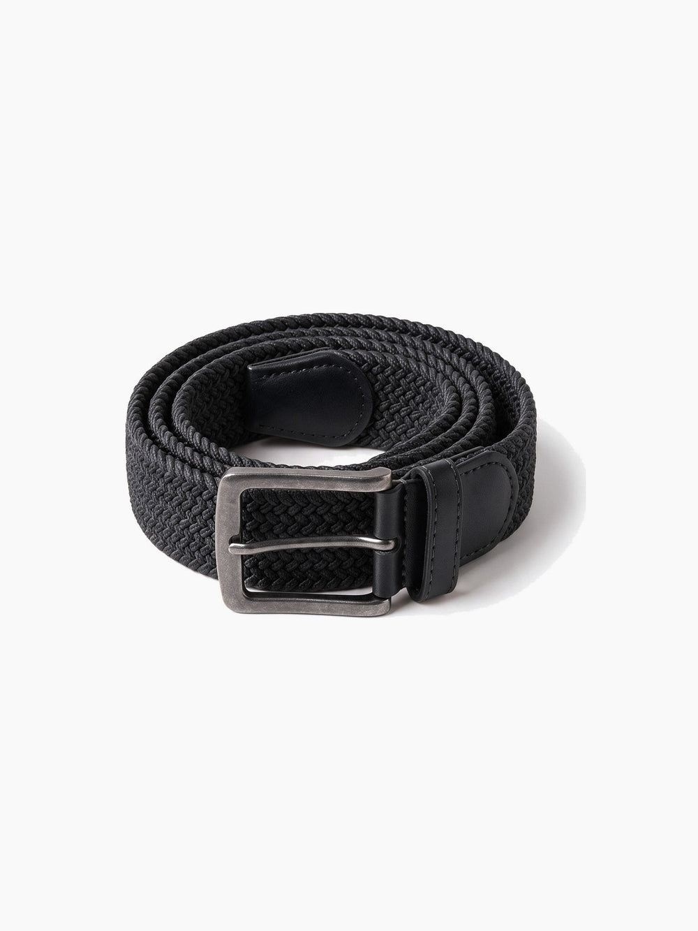 Cinturón Trenzado - Negro