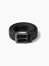 Cinturón Trenzado - Negro
