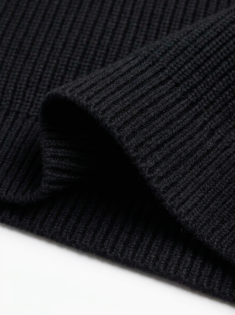 Detalle knit negro