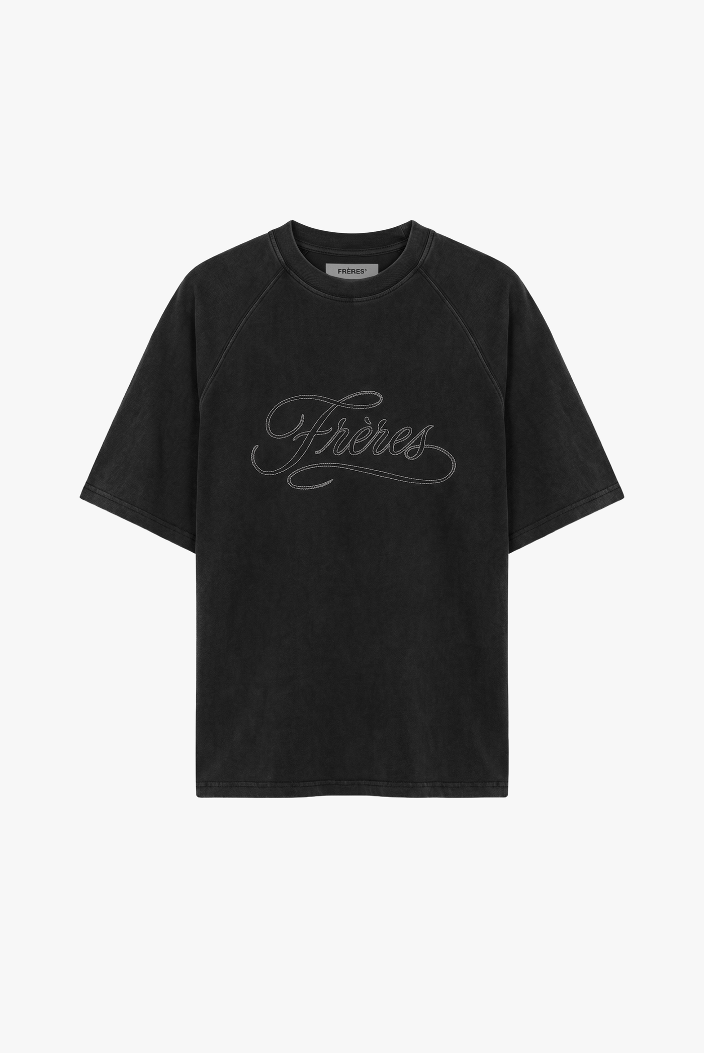Remera Raglan Washed Cursiva
