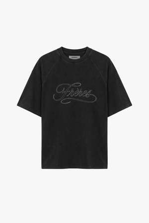 Remera Raglan Washed Cursiva