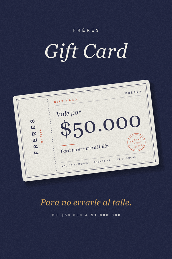 GIFT CARD FRÈRES