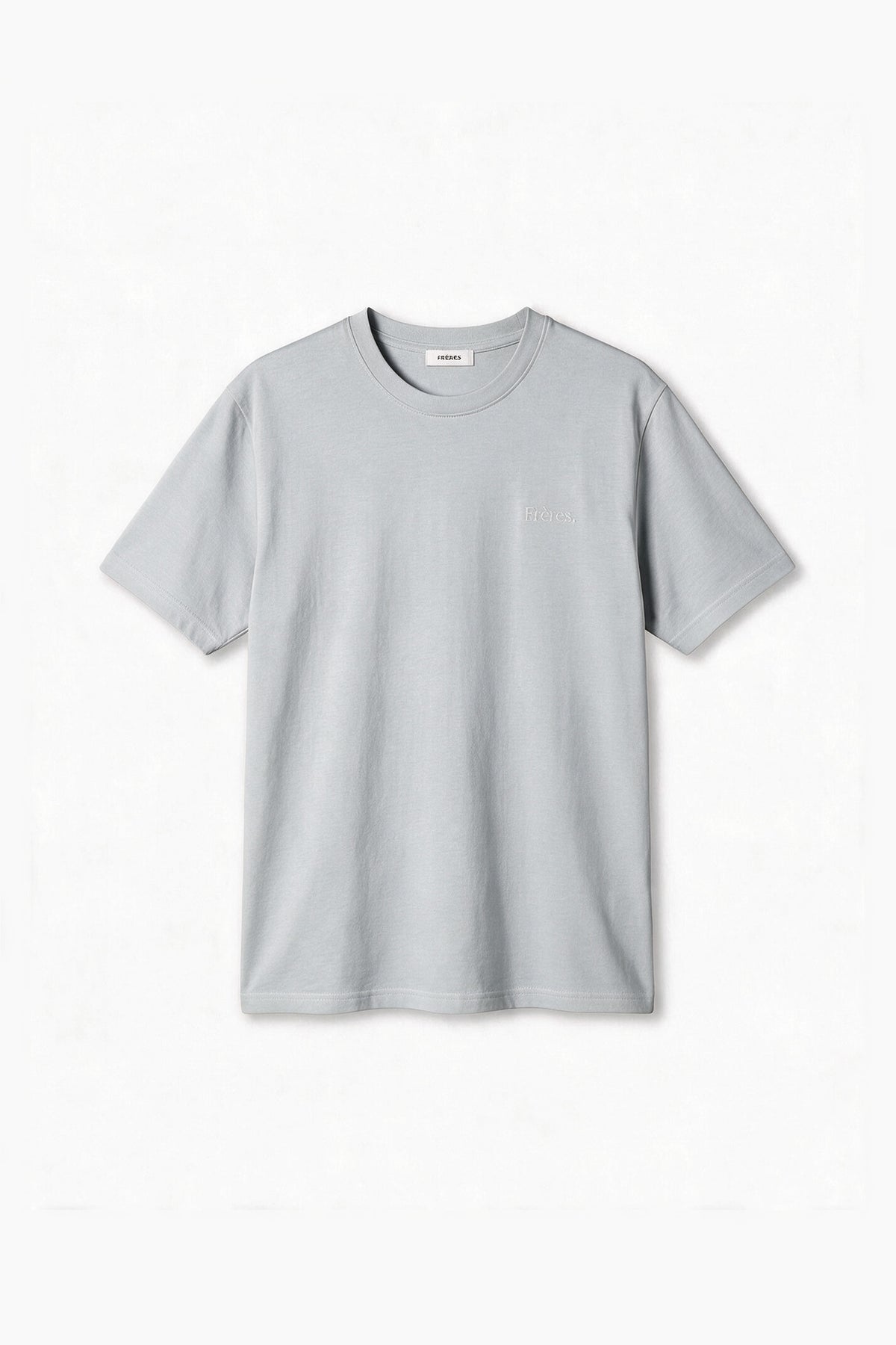 Remera Regular Fréres - Gris Plata