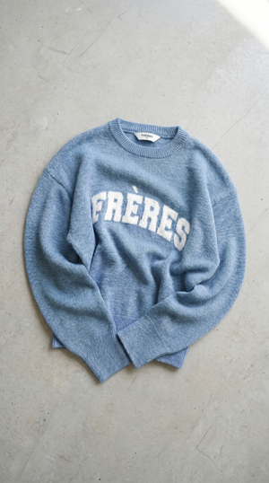 Sweater Universitario - Celeste