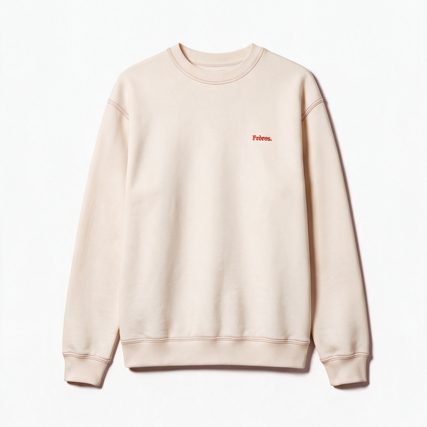 Buzo Crewneck Frères - Crema
