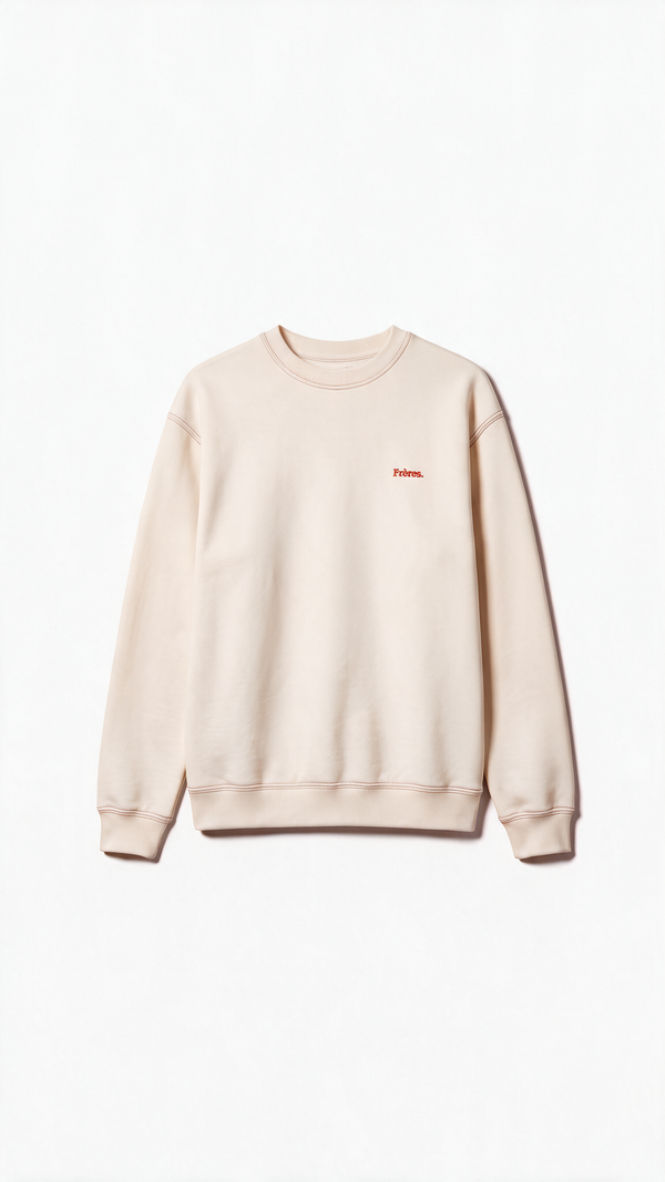 Buzo Crewneck Freres - Crema