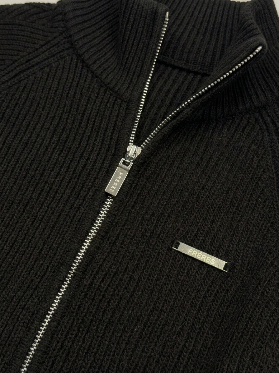 Sweater con Cierre - Negro