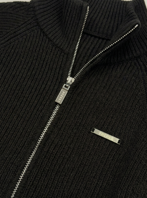 Sweater con Cierre - Negro