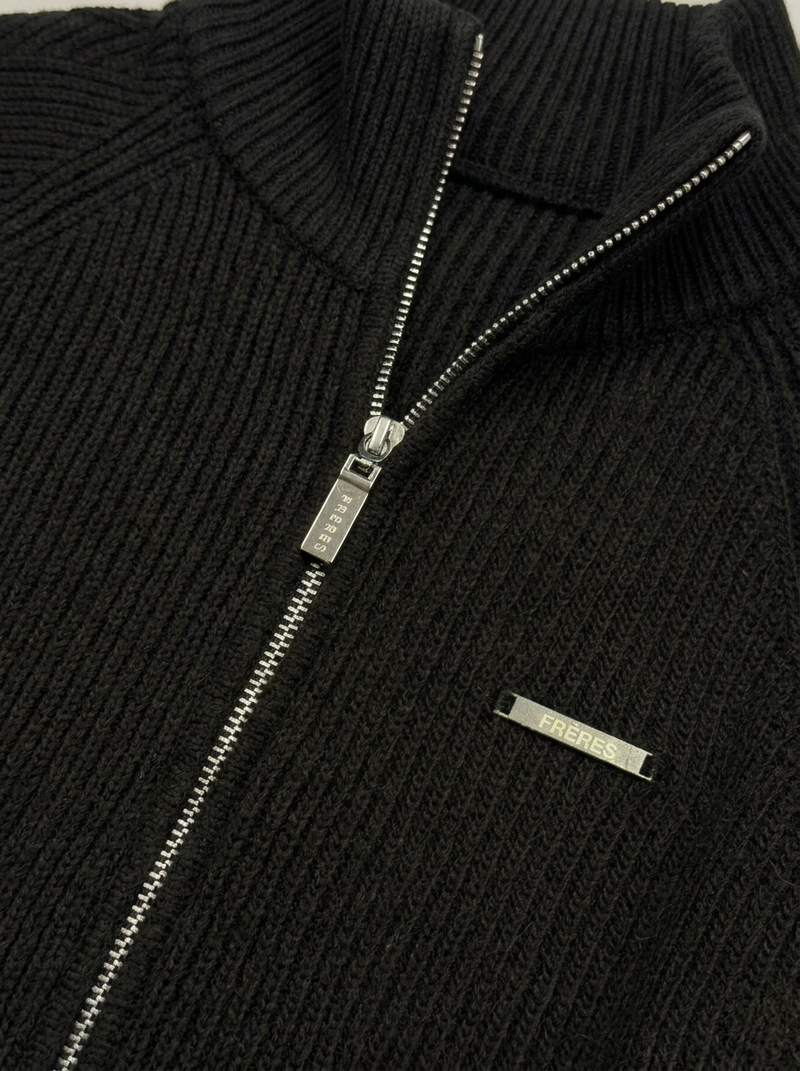 Sweater con Cierre - Negro