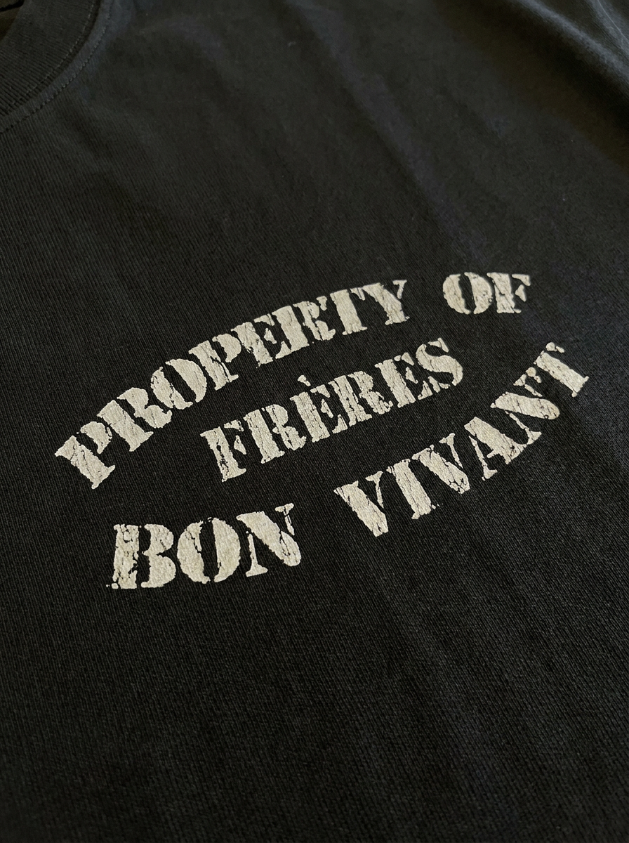 Remera Oversize Property of Frères - Negro